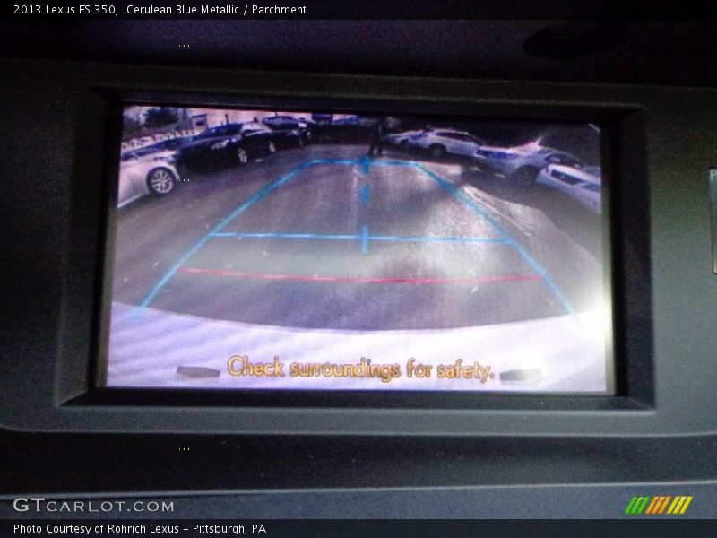 Cerulean Blue Metallic / Parchment 2013 Lexus ES 350
