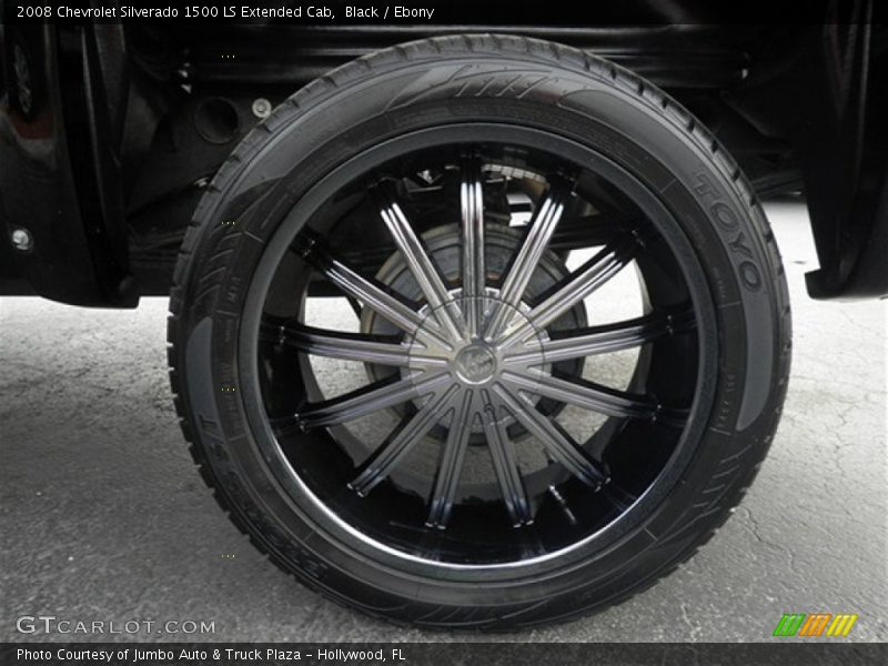 Custom Wheels of 2008 Silverado 1500 LS Extended Cab