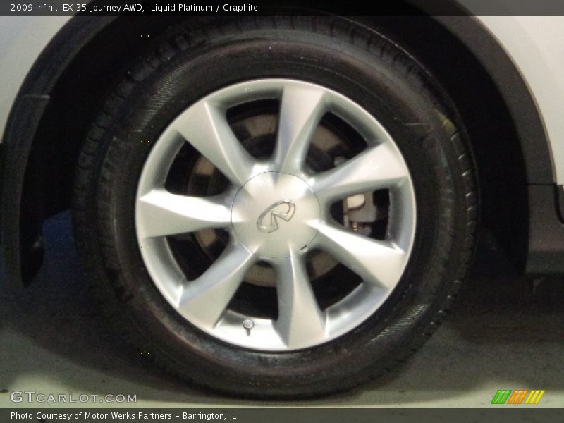 Liquid Platinum / Graphite 2009 Infiniti EX 35 Journey AWD