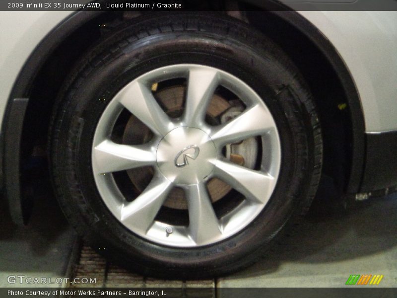 Liquid Platinum / Graphite 2009 Infiniti EX 35 Journey AWD