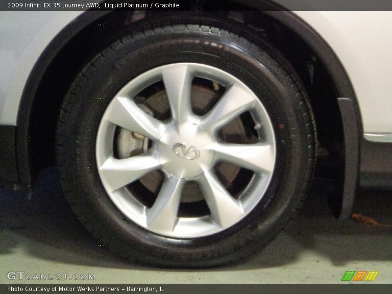 Liquid Platinum / Graphite 2009 Infiniti EX 35 Journey AWD