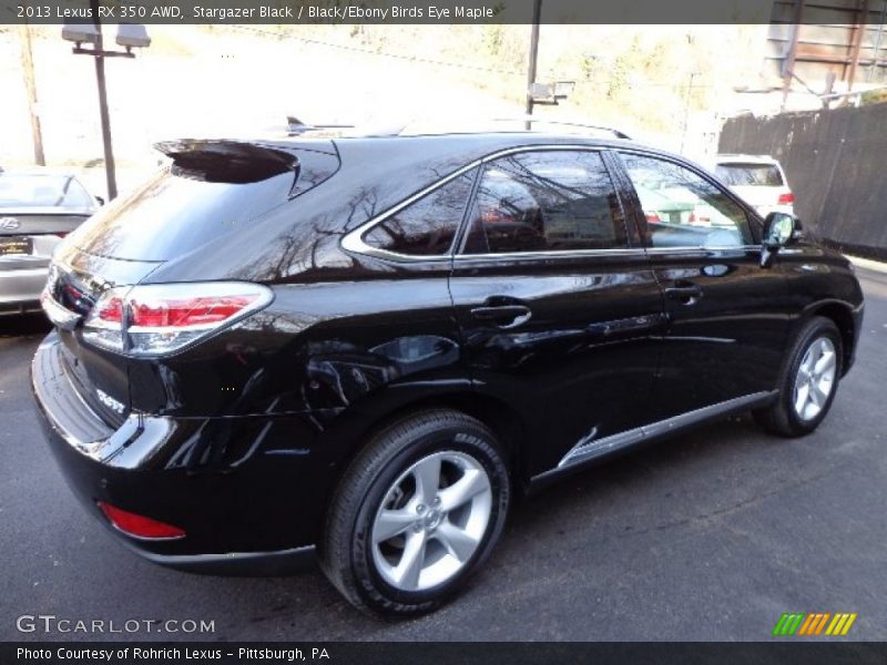 Stargazer Black / Black/Ebony Birds Eye Maple 2013 Lexus RX 350 AWD