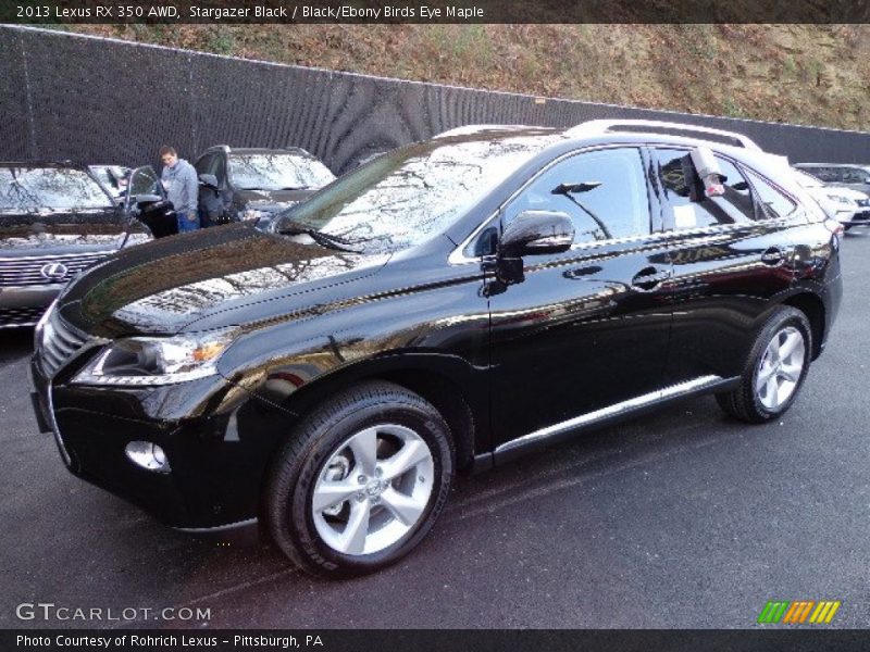 Stargazer Black / Black/Ebony Birds Eye Maple 2013 Lexus RX 350 AWD
