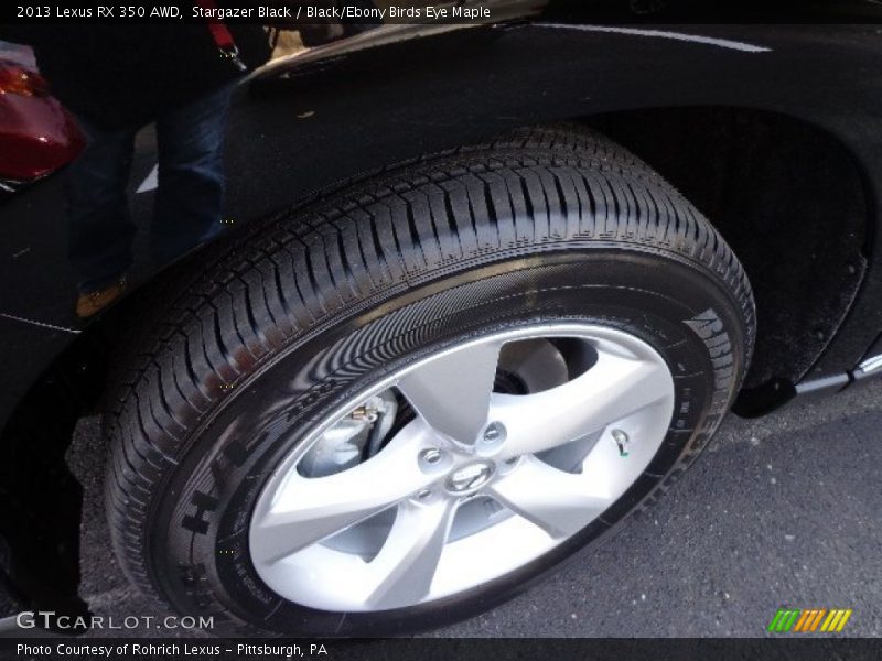 Stargazer Black / Black/Ebony Birds Eye Maple 2013 Lexus RX 350 AWD