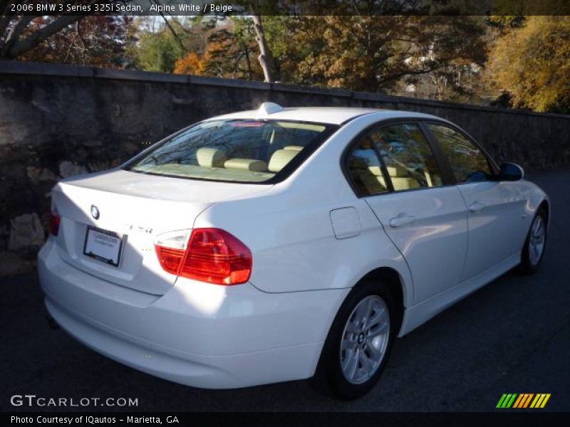 Alpine White / Beige 2006 BMW 3 Series 325i Sedan
