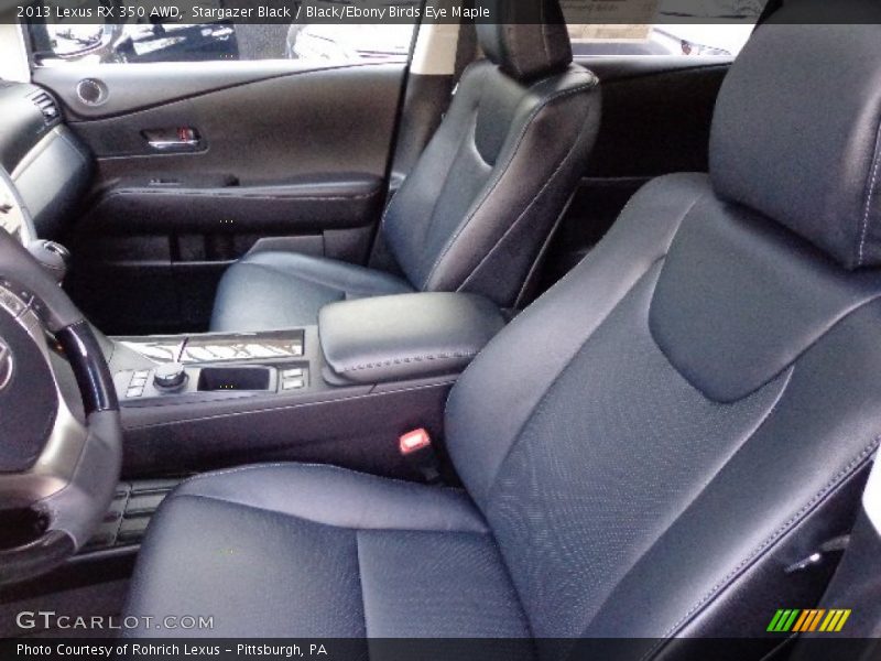 Stargazer Black / Black/Ebony Birds Eye Maple 2013 Lexus RX 350 AWD
