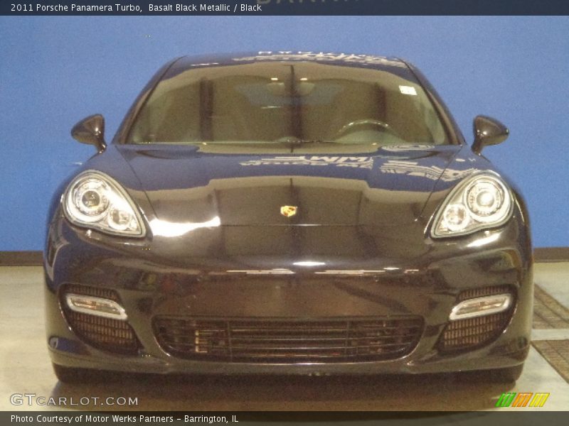 Basalt Black Metallic / Black 2011 Porsche Panamera Turbo