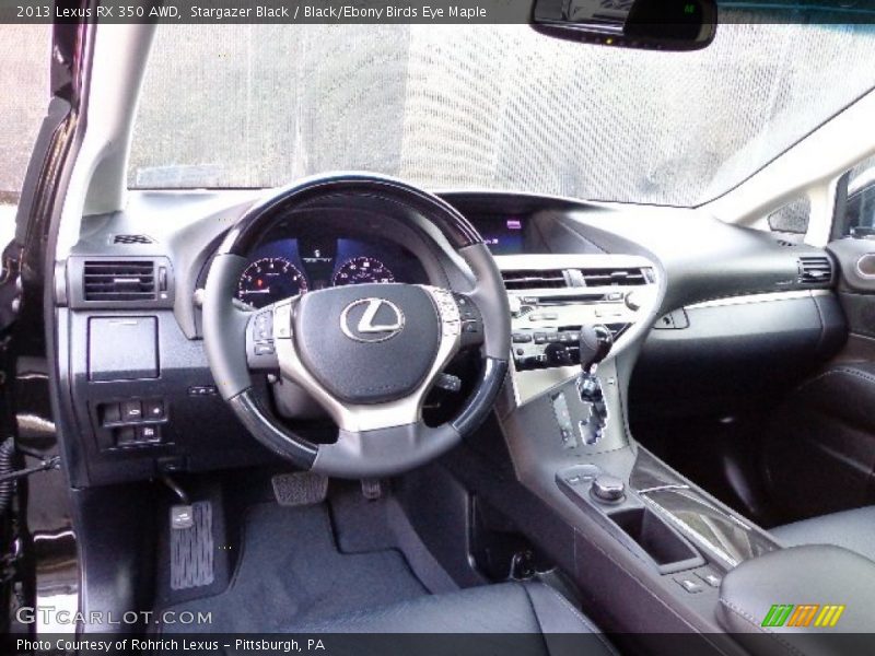 Stargazer Black / Black/Ebony Birds Eye Maple 2013 Lexus RX 350 AWD