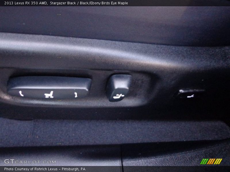 Stargazer Black / Black/Ebony Birds Eye Maple 2013 Lexus RX 350 AWD