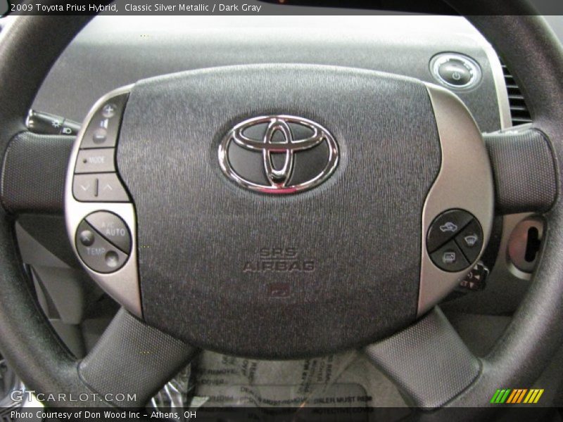 Classic Silver Metallic / Dark Gray 2009 Toyota Prius Hybrid