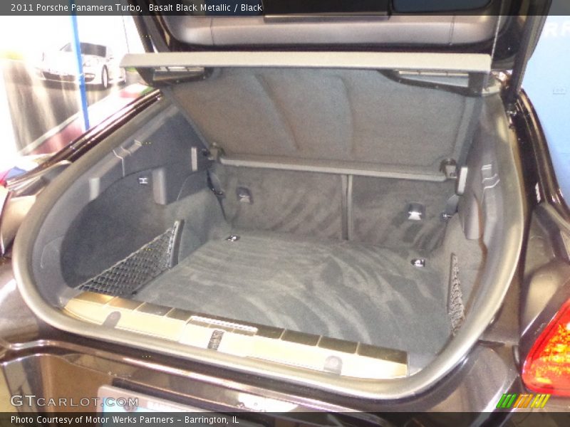 Basalt Black Metallic / Black 2011 Porsche Panamera Turbo
