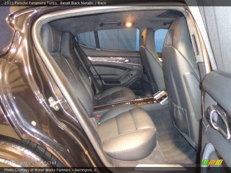 Basalt Black Metallic / Black 2011 Porsche Panamera Turbo
