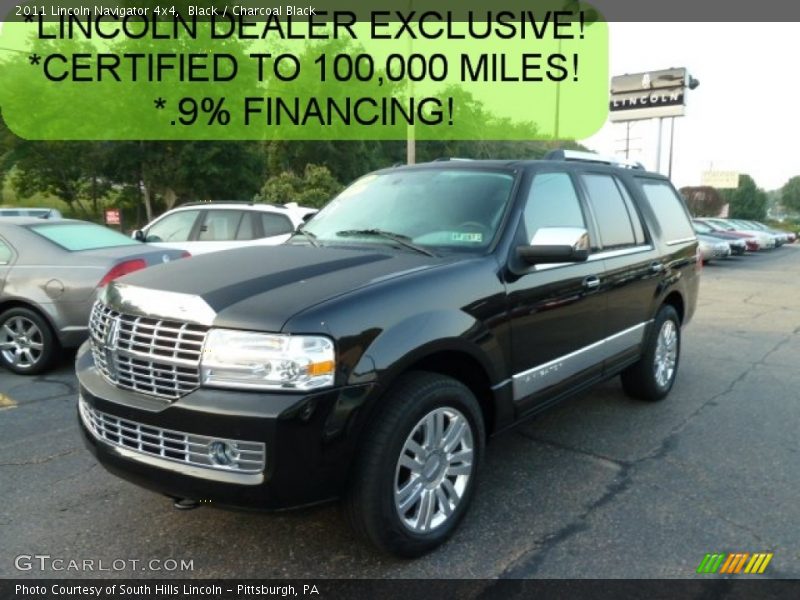 Black / Charcoal Black 2011 Lincoln Navigator 4x4