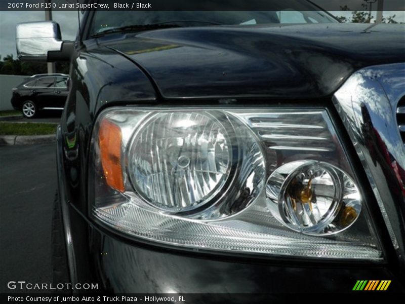 Black / Black 2007 Ford F150 Lariat SuperCrew