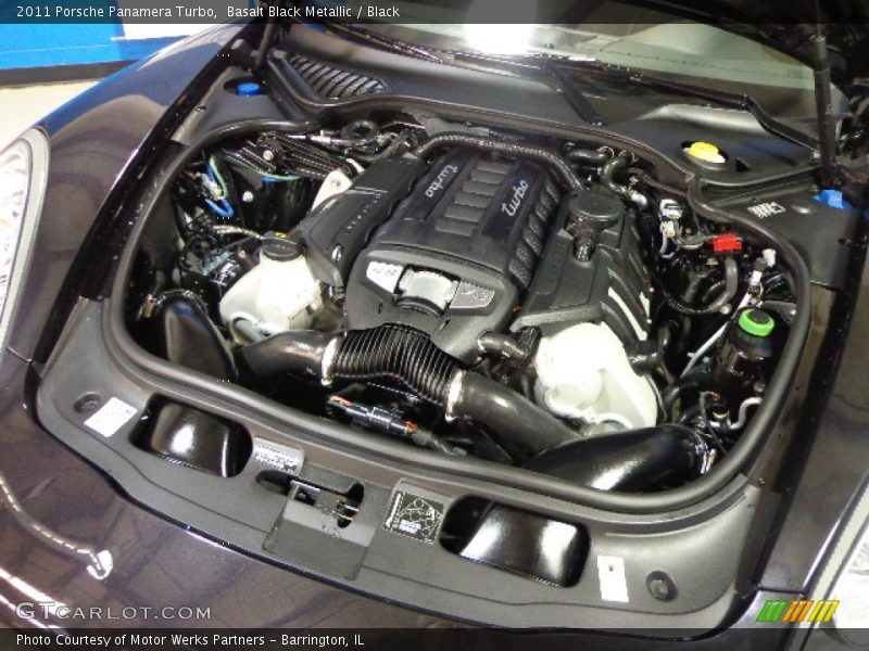 Basalt Black Metallic / Black 2011 Porsche Panamera Turbo
