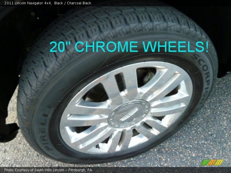 Black / Charcoal Black 2011 Lincoln Navigator 4x4