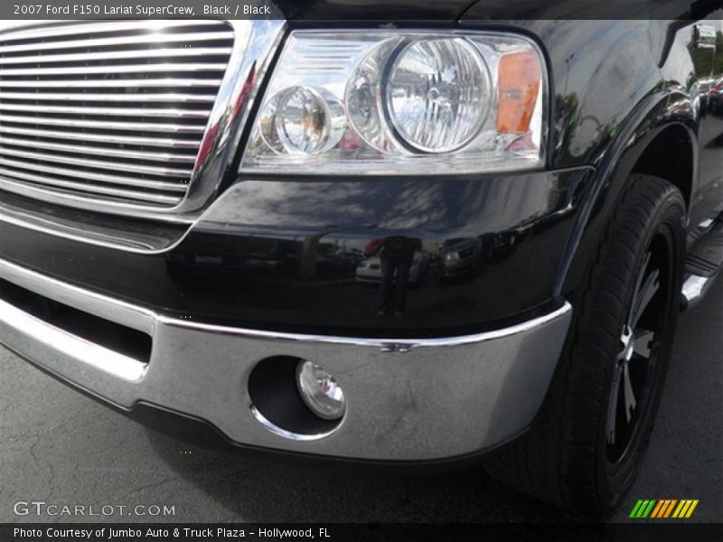 Black / Black 2007 Ford F150 Lariat SuperCrew