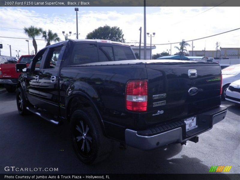 Black / Black 2007 Ford F150 Lariat SuperCrew
