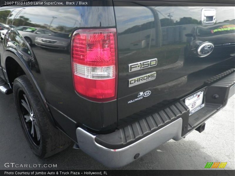 Black / Black 2007 Ford F150 Lariat SuperCrew