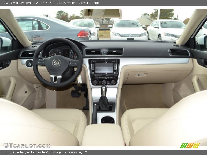 Candy White / Cornsilk Beige 2013 Volkswagen Passat 2.5L SE