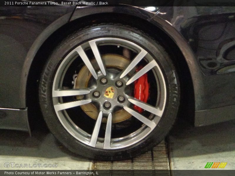 Basalt Black Metallic / Black 2011 Porsche Panamera Turbo