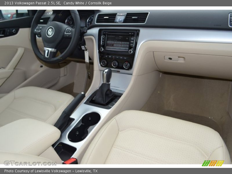 Candy White / Cornsilk Beige 2013 Volkswagen Passat 2.5L SE