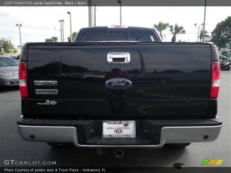 Black / Black 2007 Ford F150 Lariat SuperCrew