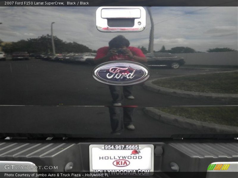 Black / Black 2007 Ford F150 Lariat SuperCrew