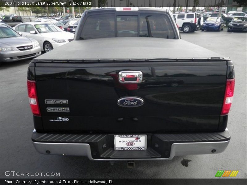 Black / Black 2007 Ford F150 Lariat SuperCrew