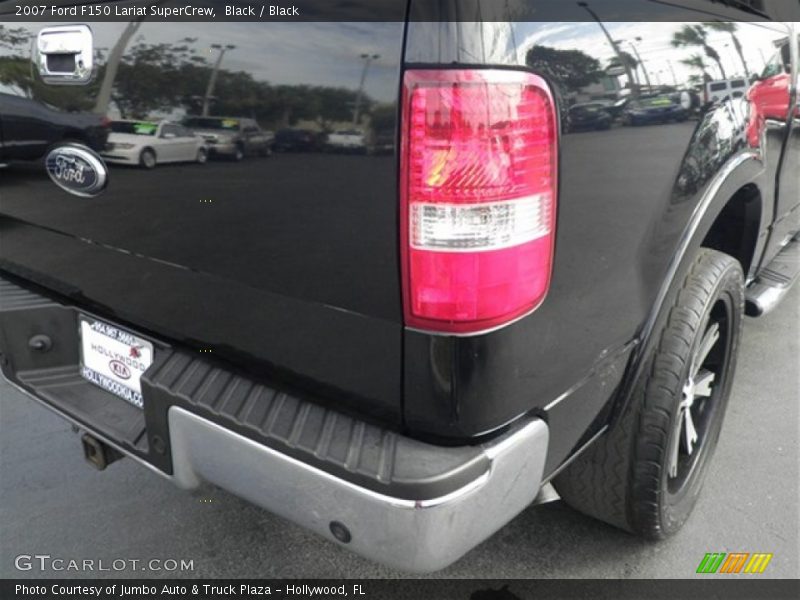 Black / Black 2007 Ford F150 Lariat SuperCrew