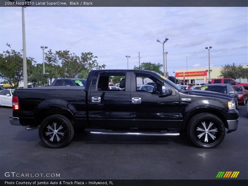 Black / Black 2007 Ford F150 Lariat SuperCrew
