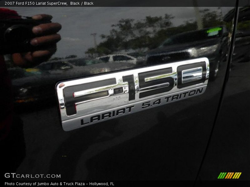 Black / Black 2007 Ford F150 Lariat SuperCrew