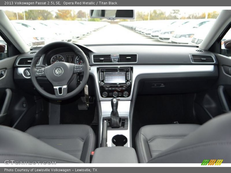 Opera Red Metallic / Titan Black 2013 Volkswagen Passat 2.5L SE
