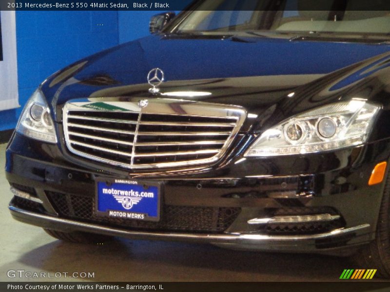 Black / Black 2013 Mercedes-Benz S 550 4Matic Sedan