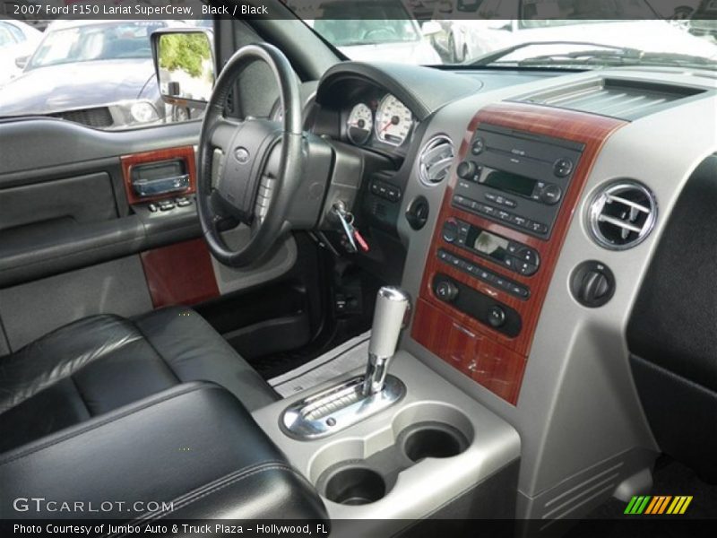 Black / Black 2007 Ford F150 Lariat SuperCrew