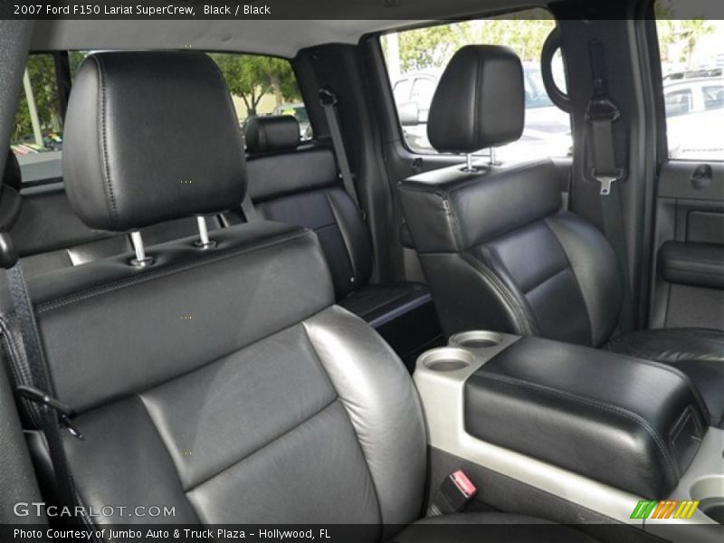 Black / Black 2007 Ford F150 Lariat SuperCrew