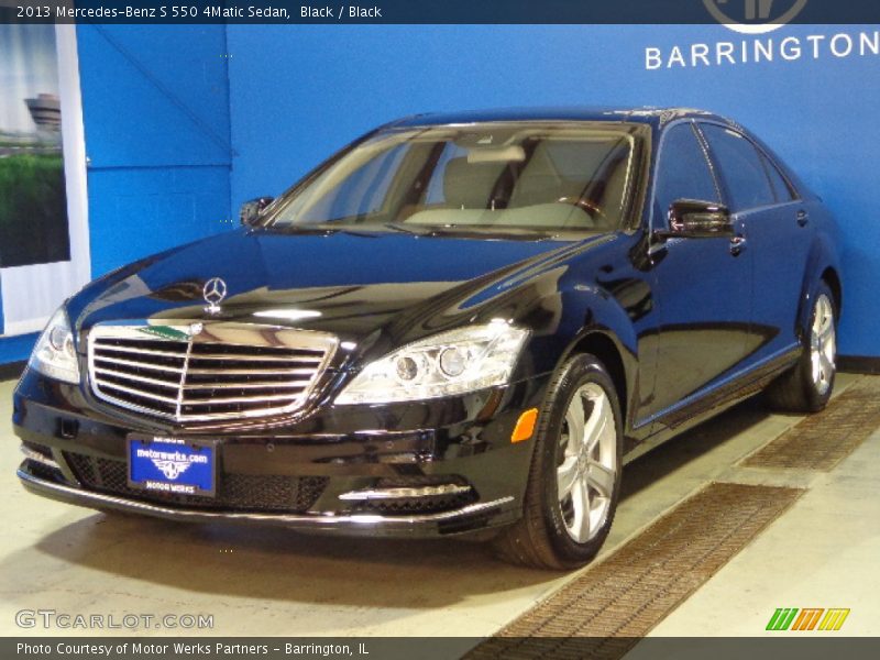 Black / Black 2013 Mercedes-Benz S 550 4Matic Sedan