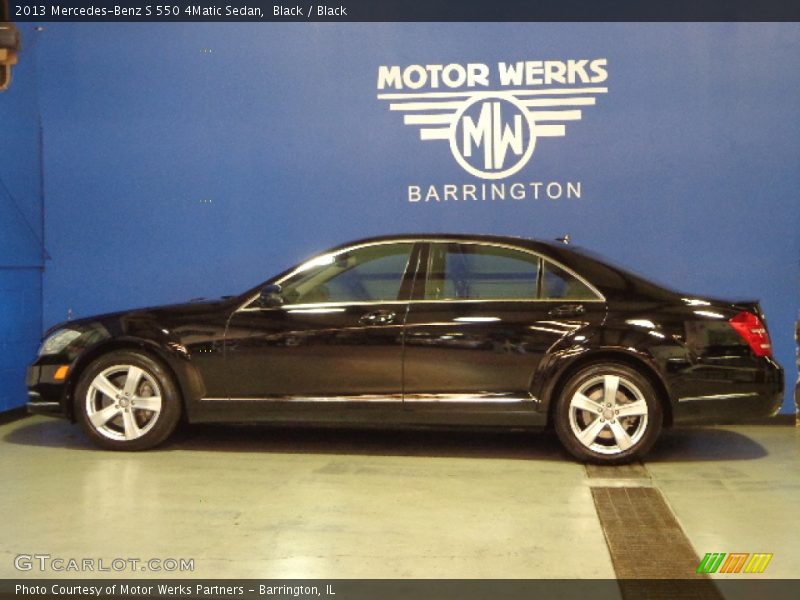 Black / Black 2013 Mercedes-Benz S 550 4Matic Sedan