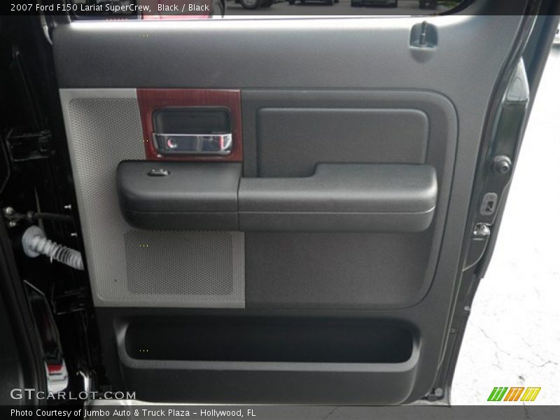 Black / Black 2007 Ford F150 Lariat SuperCrew