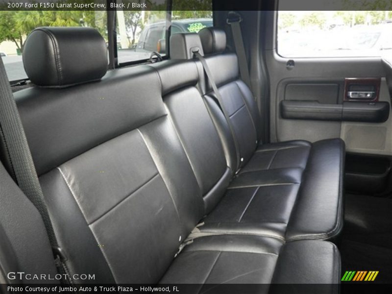 Black / Black 2007 Ford F150 Lariat SuperCrew