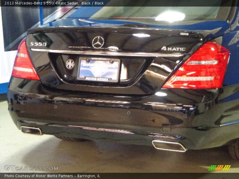 Black / Black 2013 Mercedes-Benz S 550 4Matic Sedan