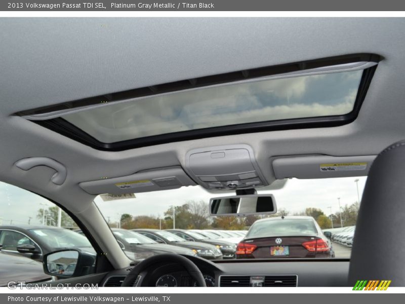 Platinum Gray Metallic / Titan Black 2013 Volkswagen Passat TDI SEL