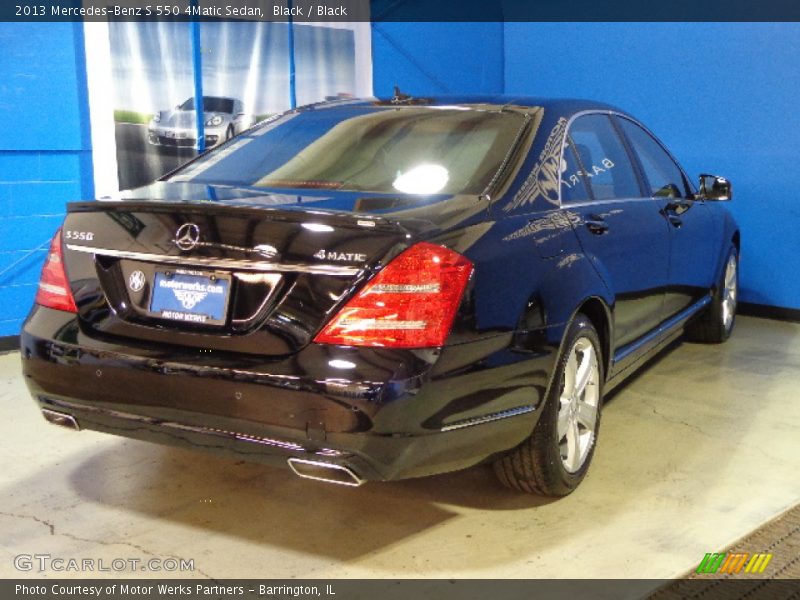Black / Black 2013 Mercedes-Benz S 550 4Matic Sedan