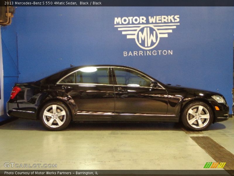 Black / Black 2013 Mercedes-Benz S 550 4Matic Sedan