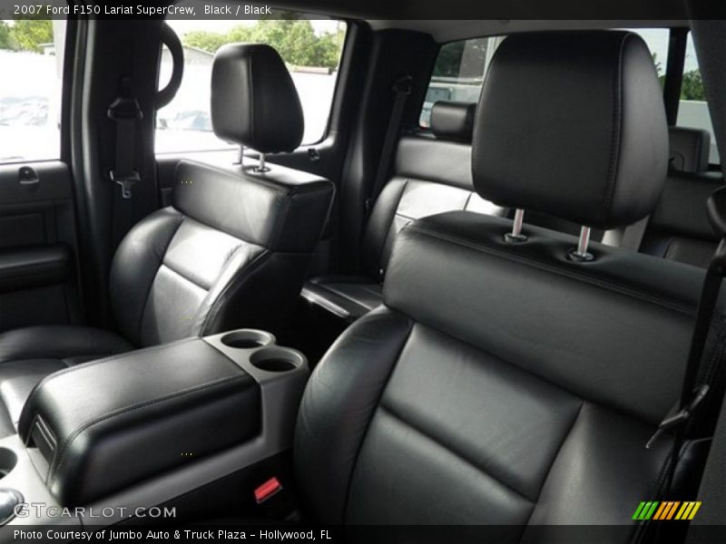 Black / Black 2007 Ford F150 Lariat SuperCrew