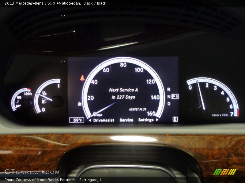 Black / Black 2013 Mercedes-Benz S 550 4Matic Sedan