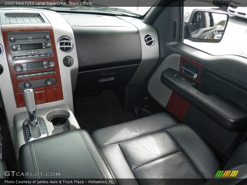Black / Black 2007 Ford F150 Lariat SuperCrew