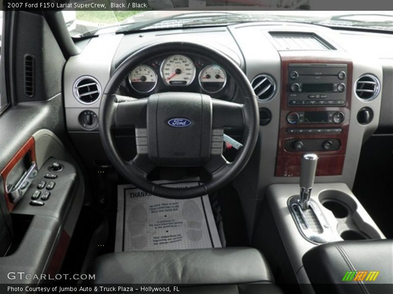Black / Black 2007 Ford F150 Lariat SuperCrew