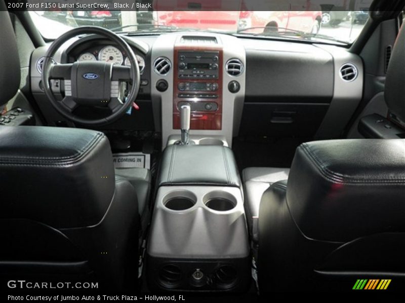 Black / Black 2007 Ford F150 Lariat SuperCrew