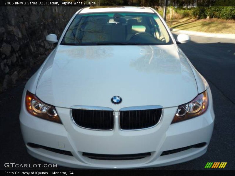 Alpine White / Beige 2006 BMW 3 Series 325i Sedan